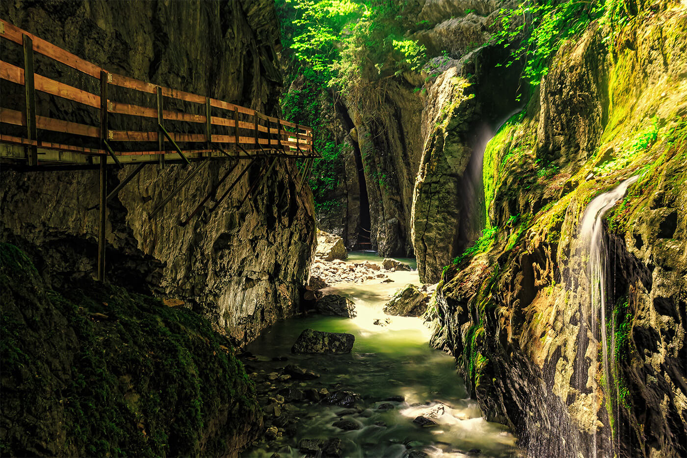 Rappenloch gorge in Dornbirn